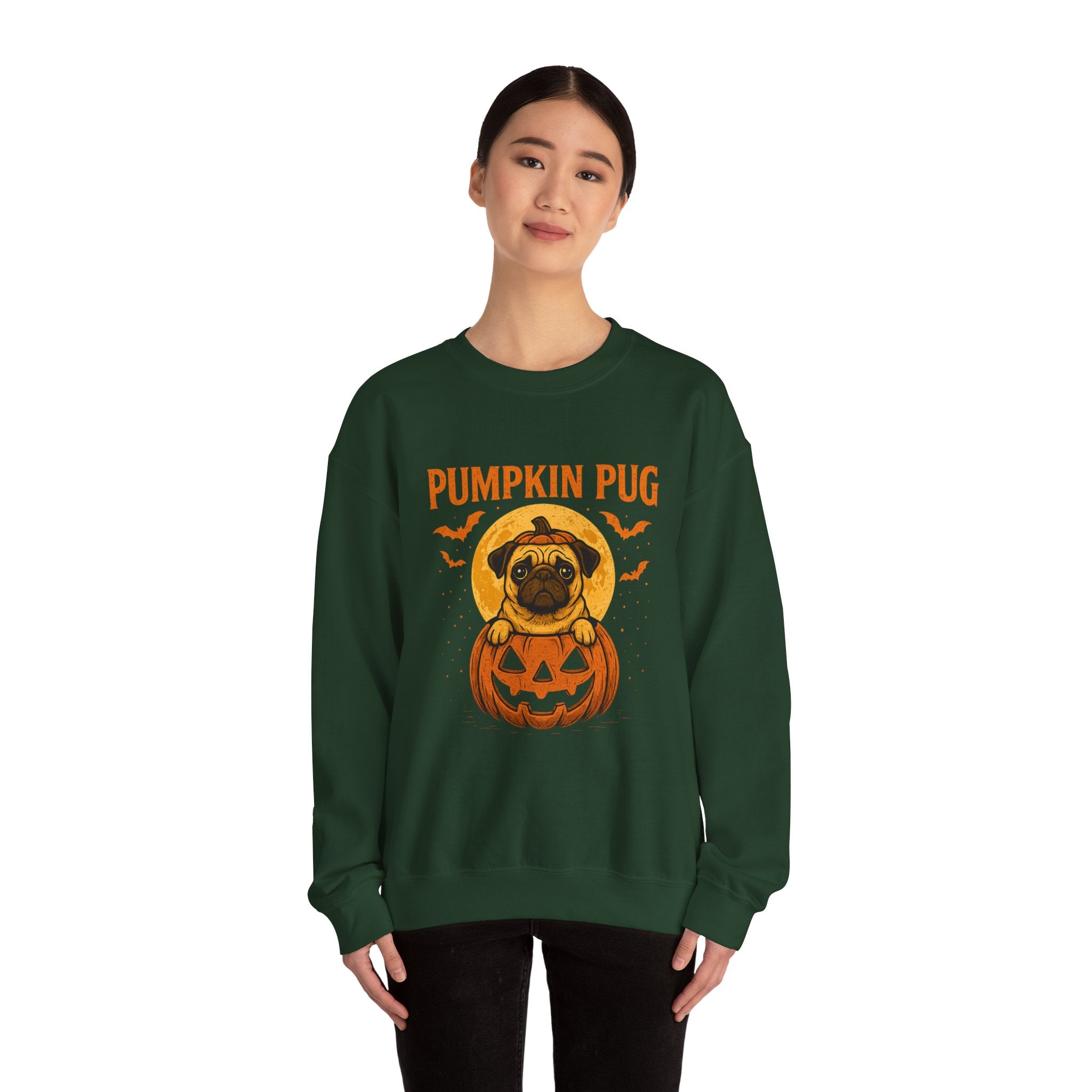 Pug Pumpkin Night Dog Sweatshirt
