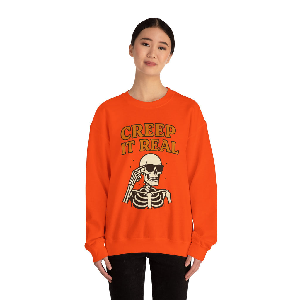 Skeleton Style Halloween Sweatshirt