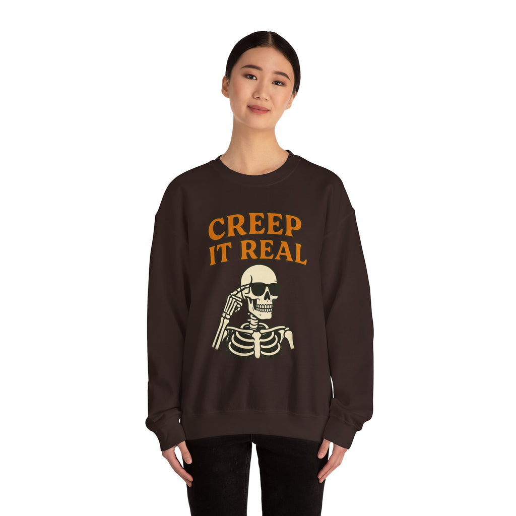 Skeleton Style Halloween Sweatshirt