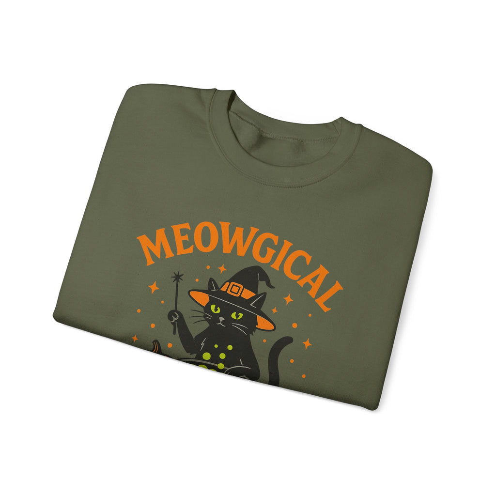 Meowgical Cat Cauldron Sweatshirt