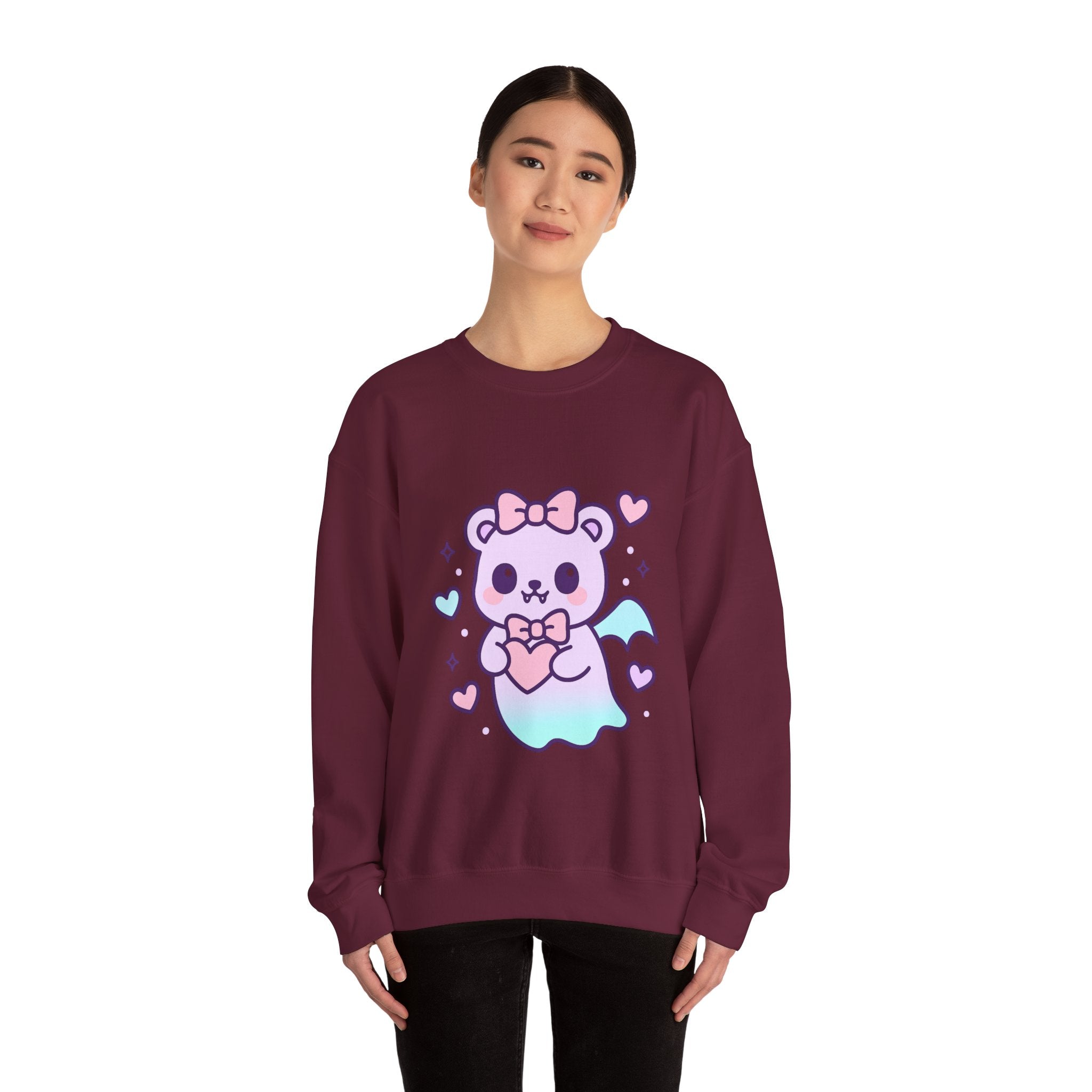 Kawaii Ghost Bear Sweatshirt