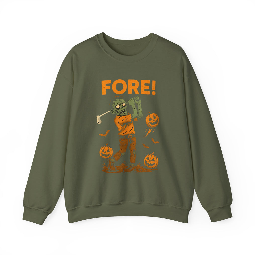 Zombie Golfer Halloween Sweatshirt