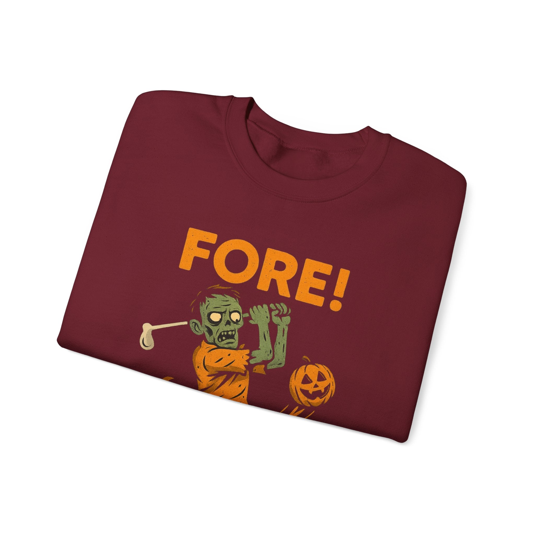 Zombie Golfer Halloween Sweatshirt