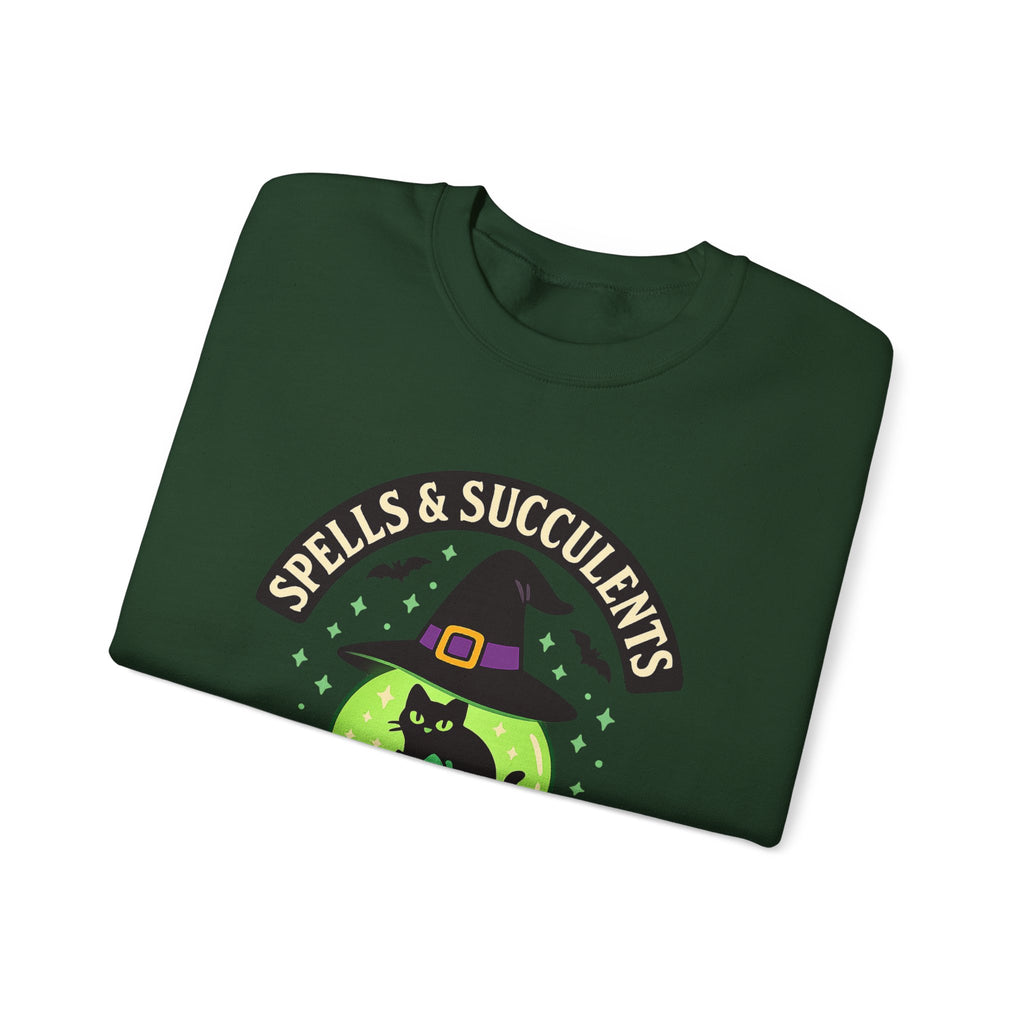 Witch's Hat and Succulent Magic Sweatshirt