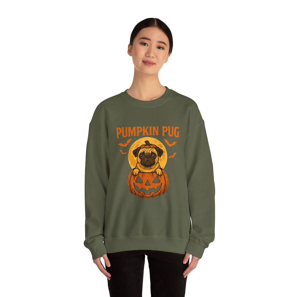 Pug Pumpkin Night Dog Sweatshirt