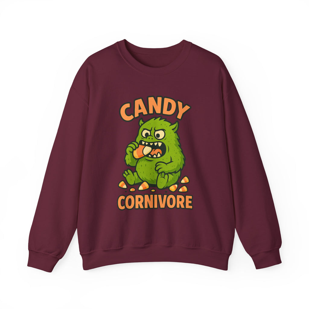 Candy Corn Monster Munching Delight Sweatshirt