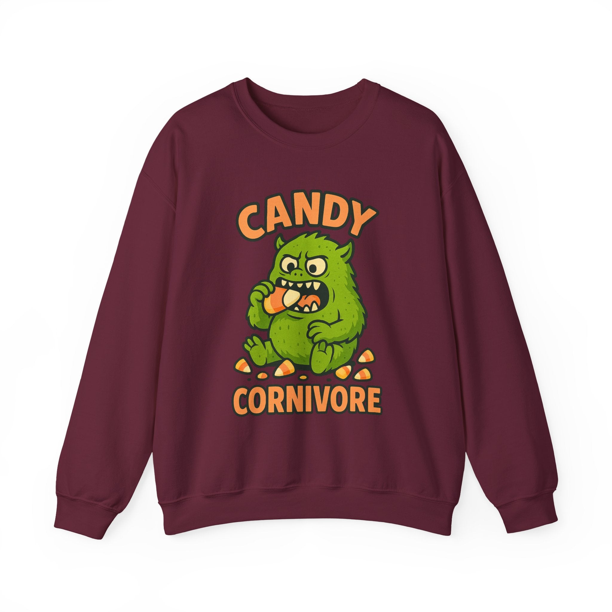 Candy Corn Monster Munching Delight Sweatshirt