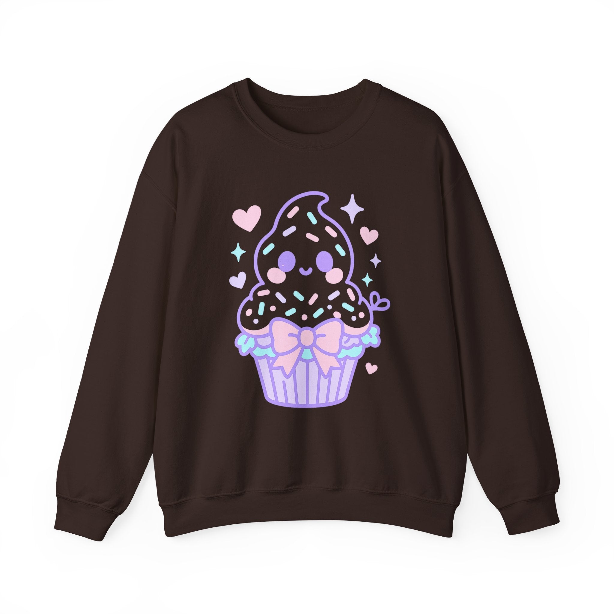 Kawaii Ghost Cupcake with Pastel Charm