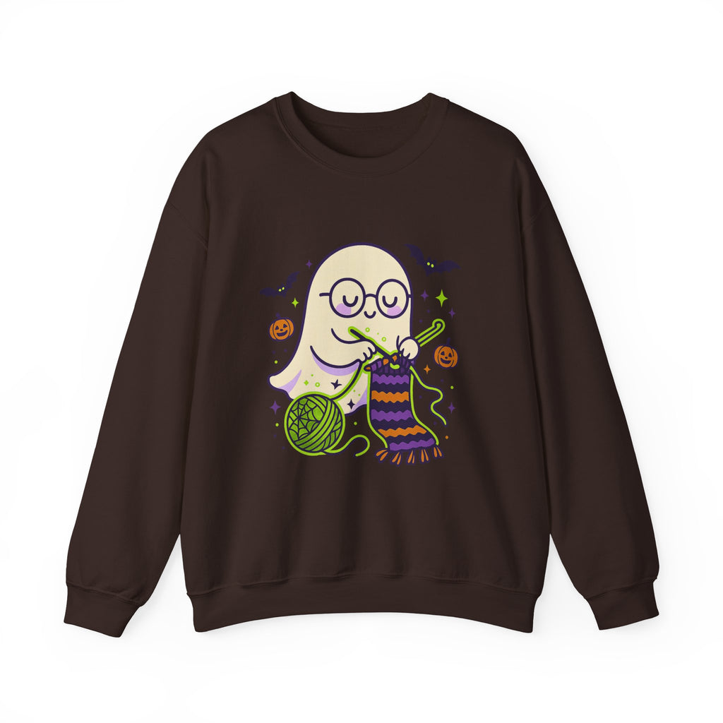 Crocheting Ghost with Halloween Charm Sweatshirt