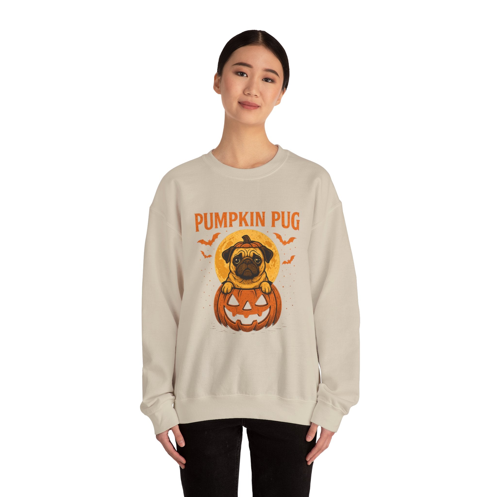 Pug Pumpkin Night Dog Sweatshirt