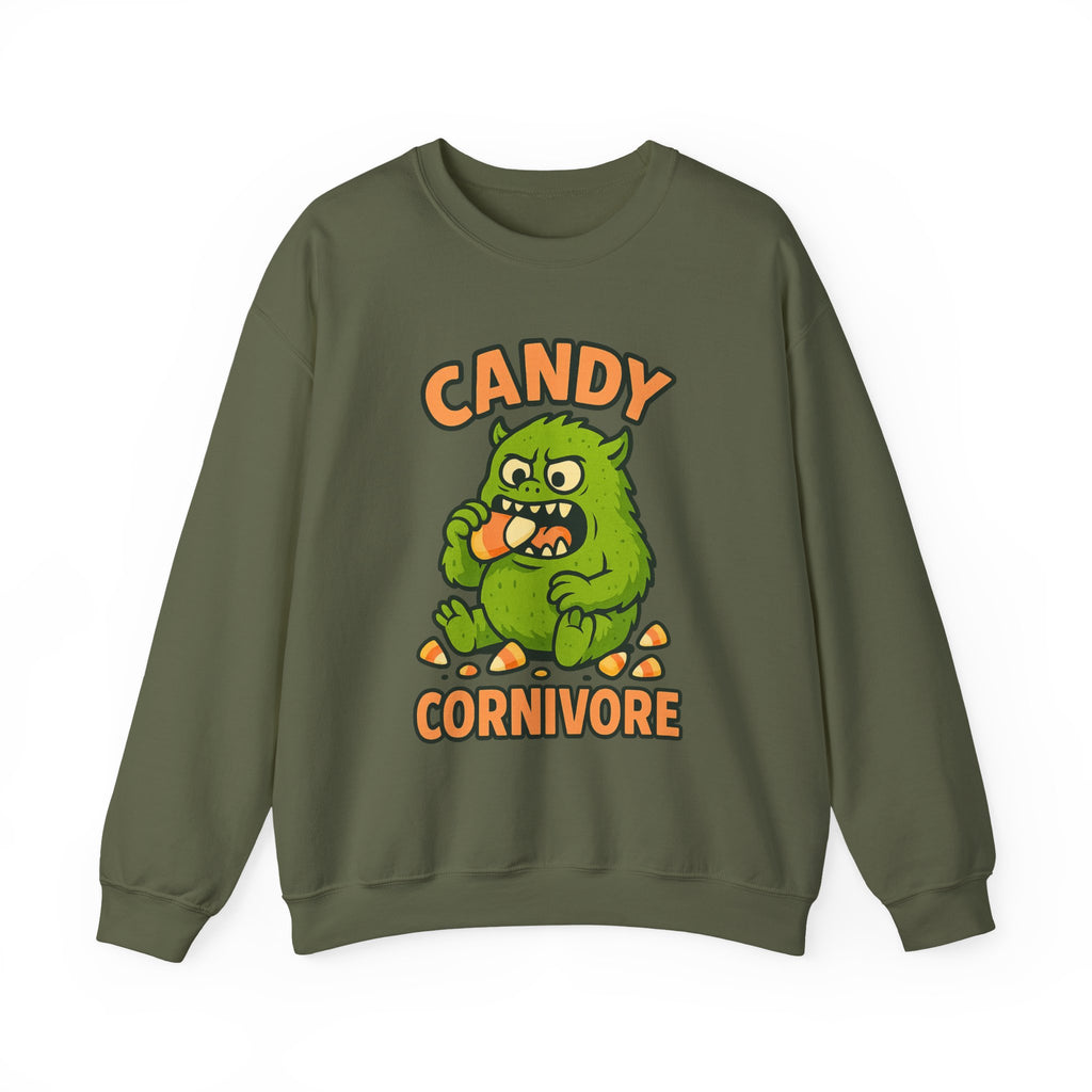 Candy Corn Monster Munching Delight Sweatshirt