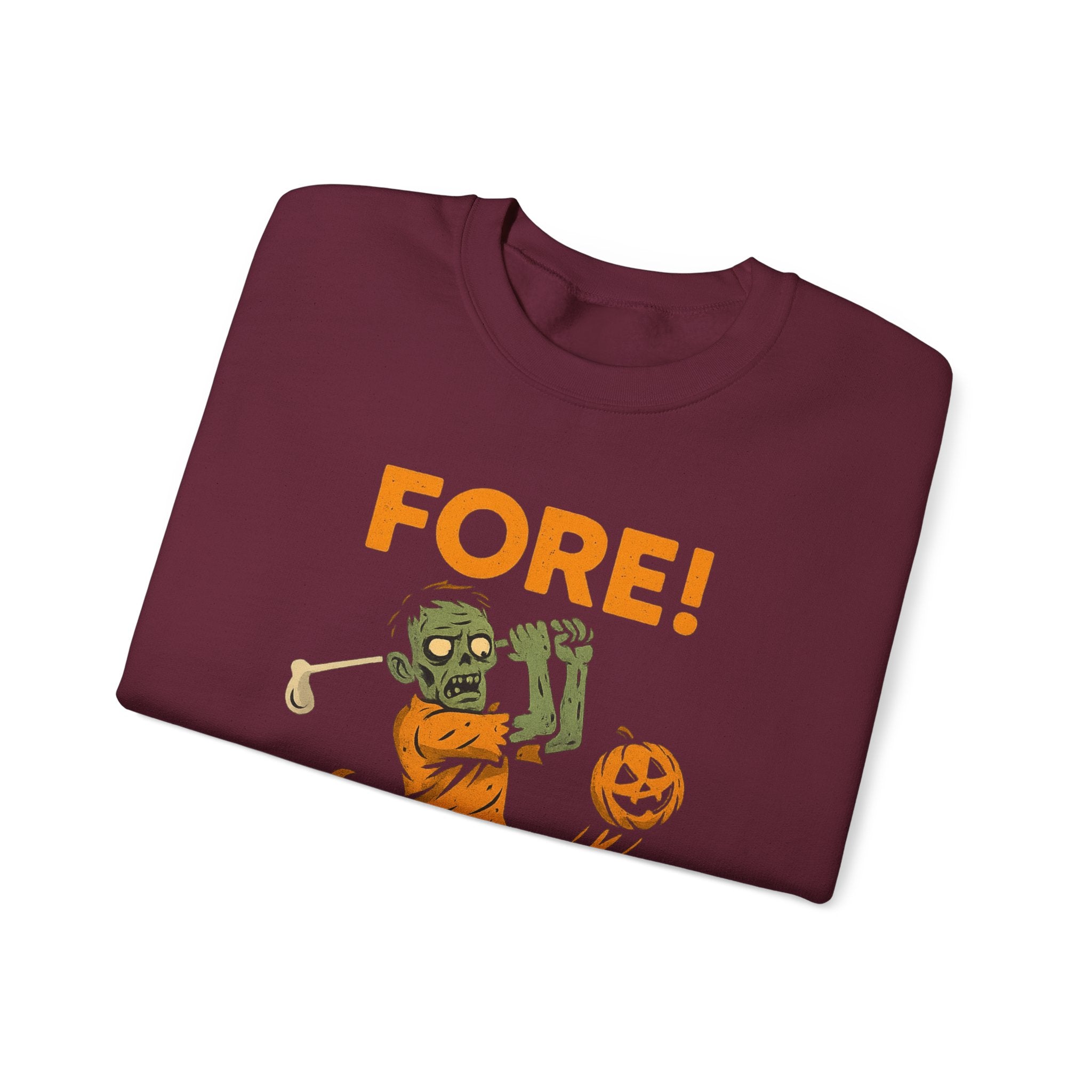 Zombie Golfer Halloween Sweatshirt
