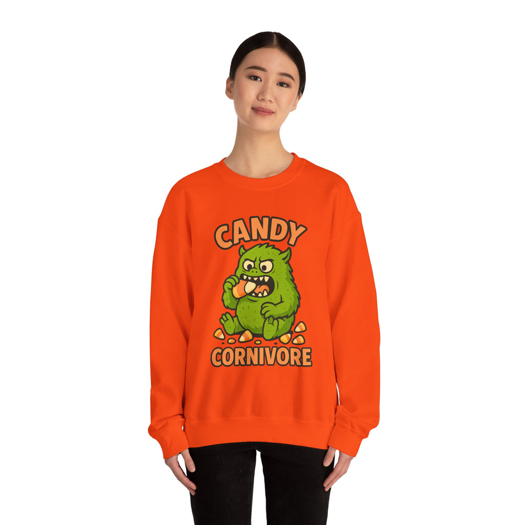 Candy Corn Monster Munching Delight Sweatshirt
