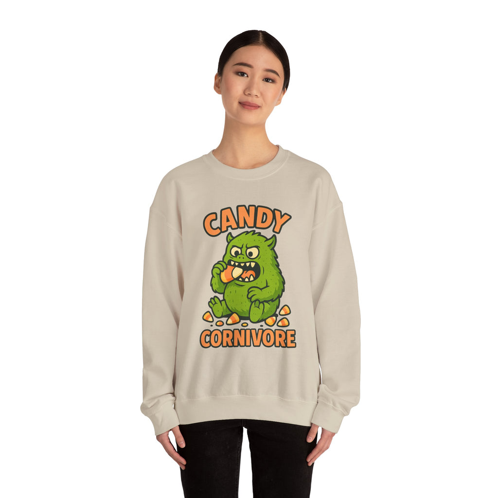 Candy Corn Monster Munching Delight Sweatshirt