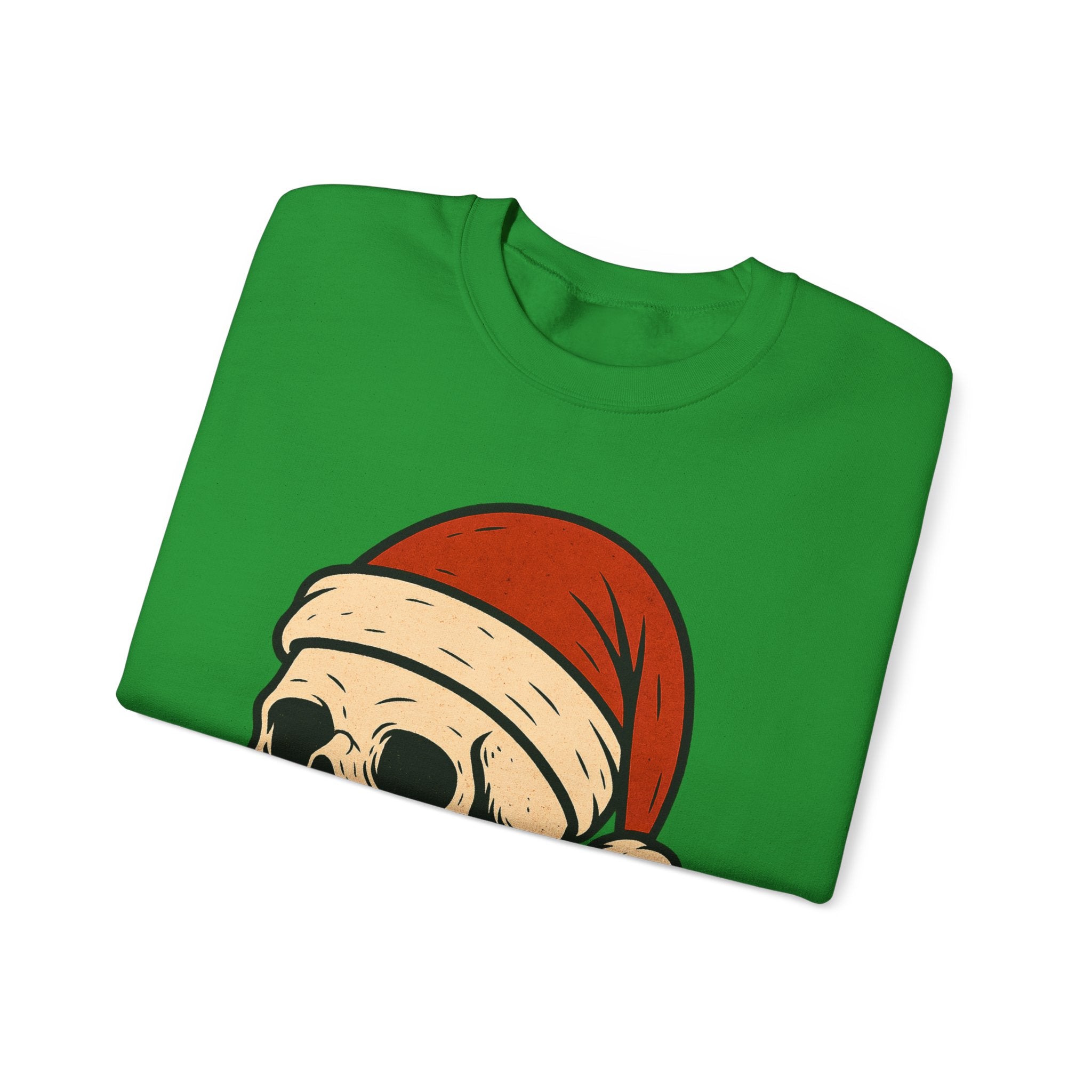 Skull with Santa Hat Sweatshirt