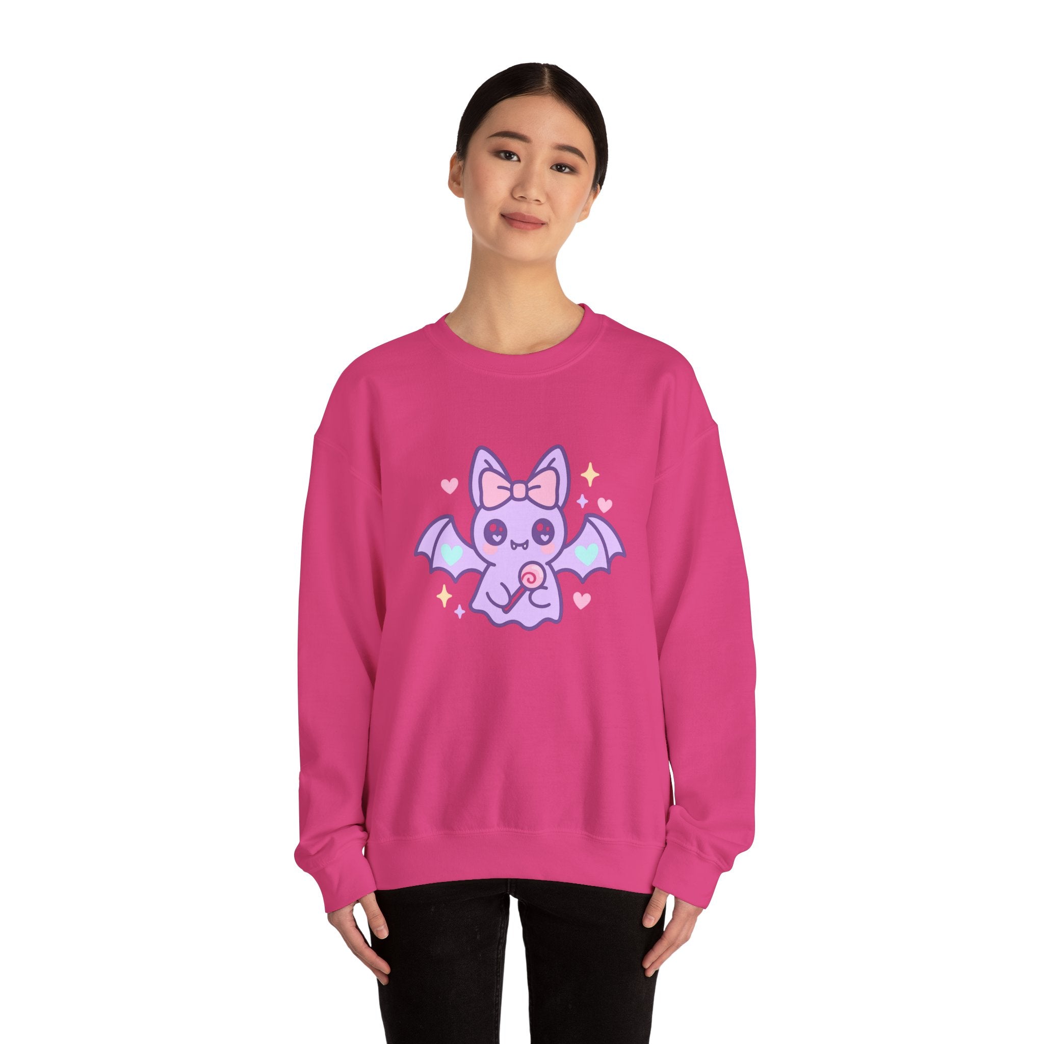 Kawaii Bat Halloween Sweatshirt