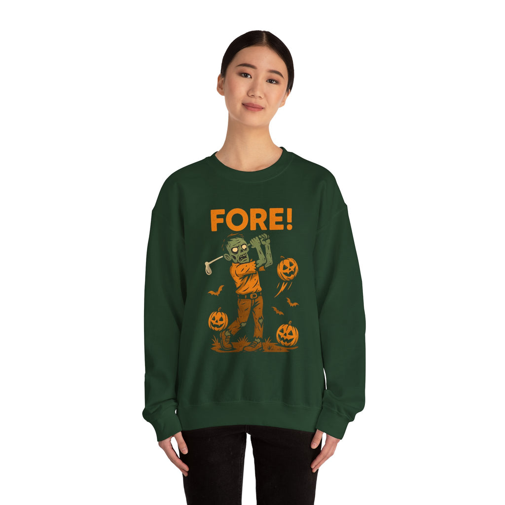 Zombie Golfer Halloween Sweatshirt
