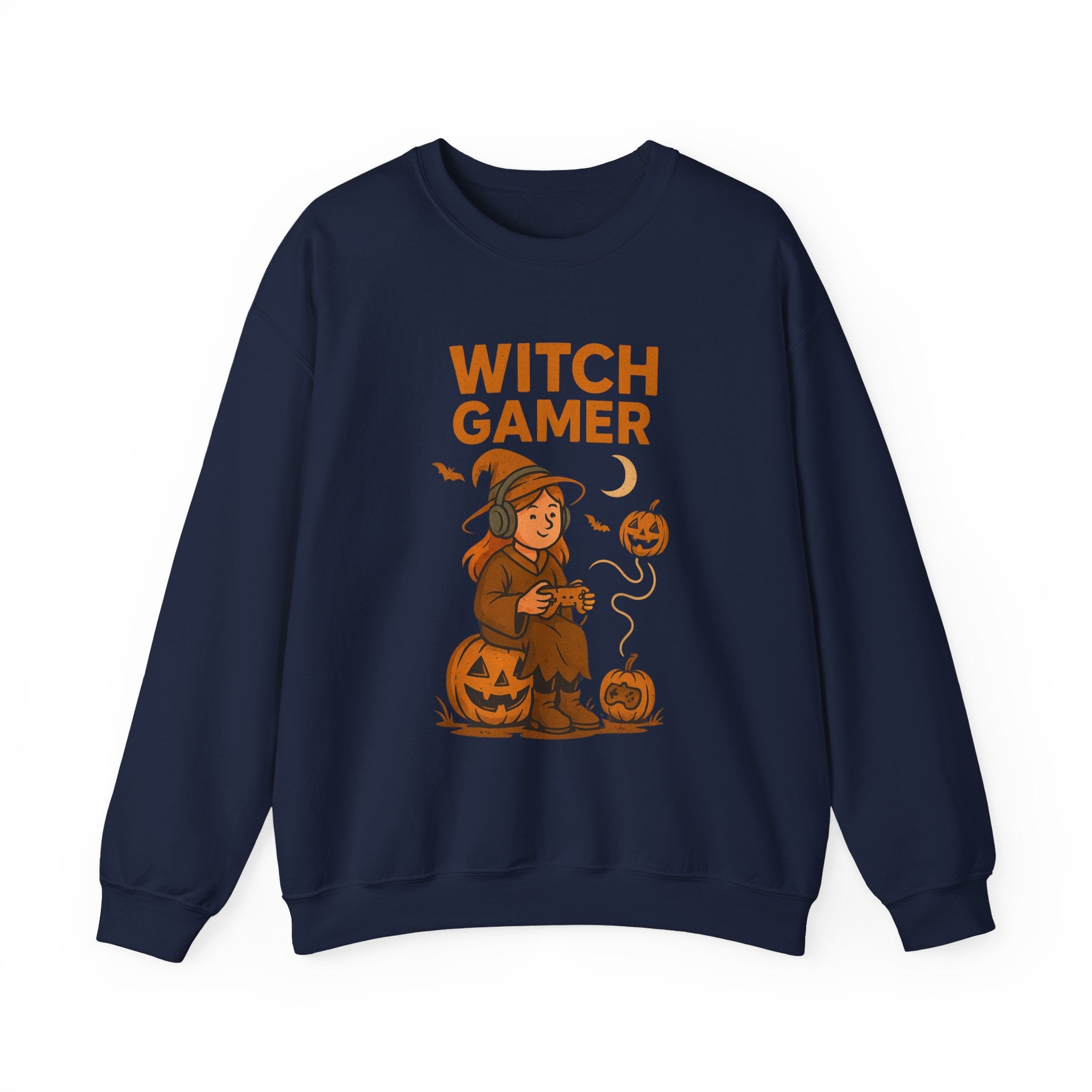 Witch Gamer Halloween Sweatshirt