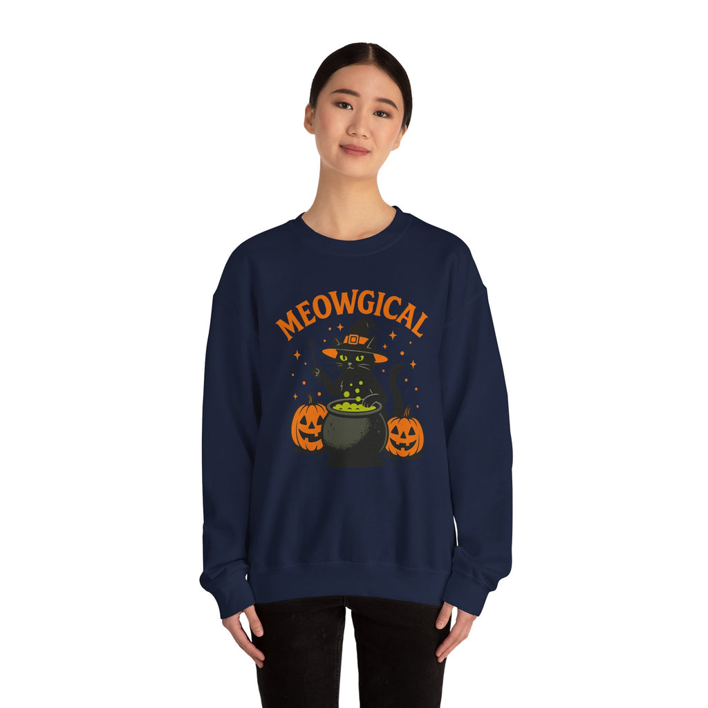 Meowgical Cat Cauldron Sweatshirt