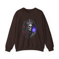 Gothic Skull Queen with Neon Aura
