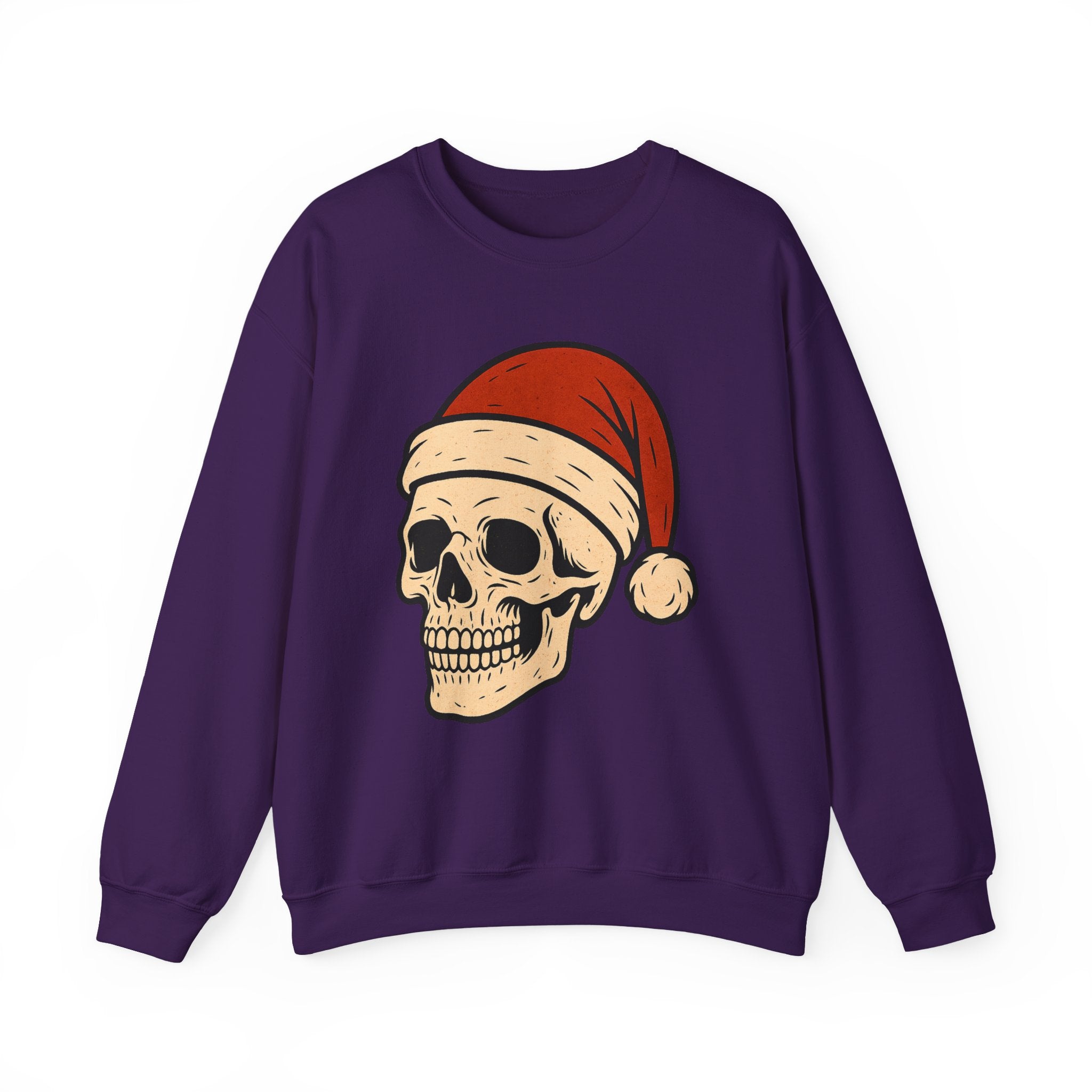 Skull with Santa Hat Sweatshirt