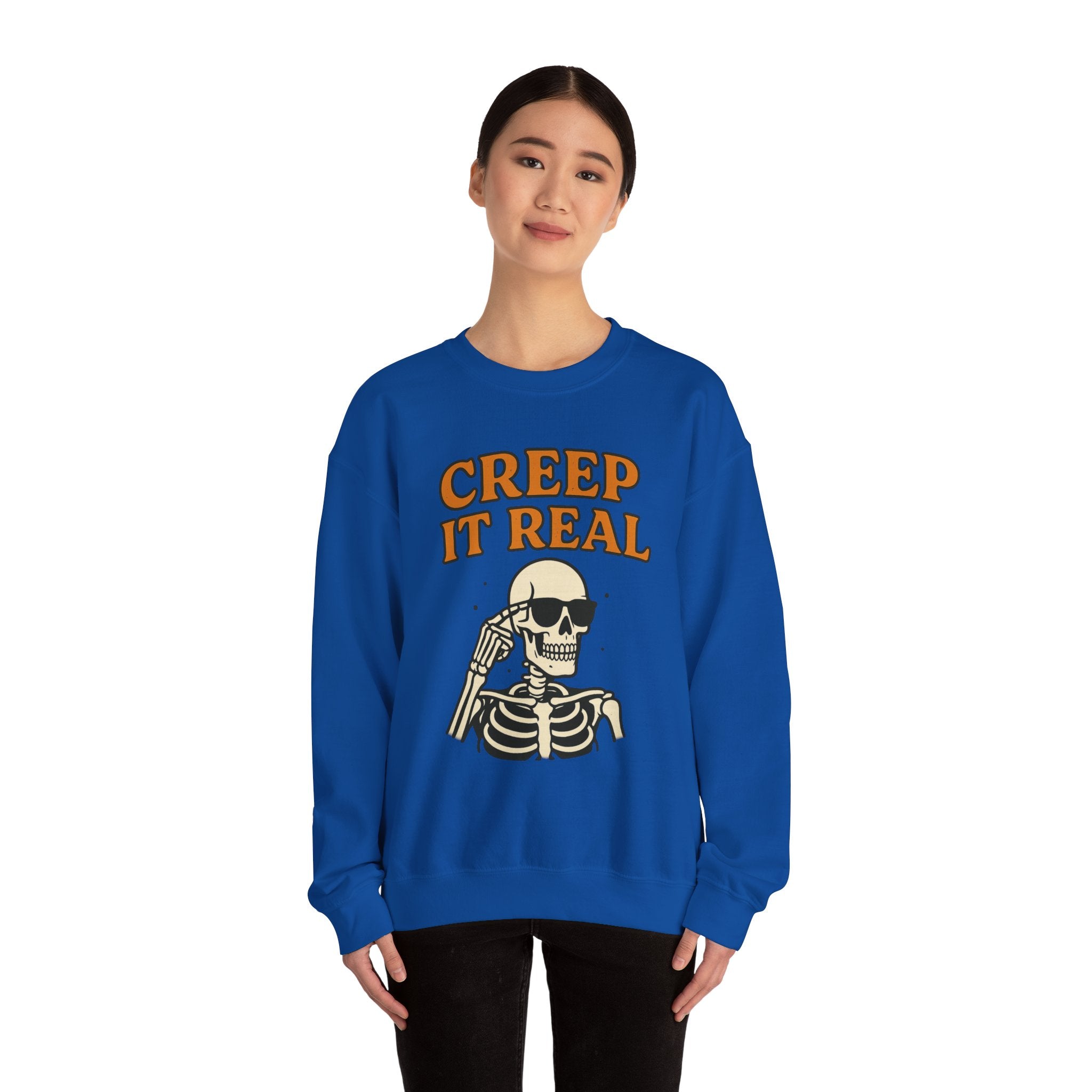 Skeleton Style Halloween Sweatshirt