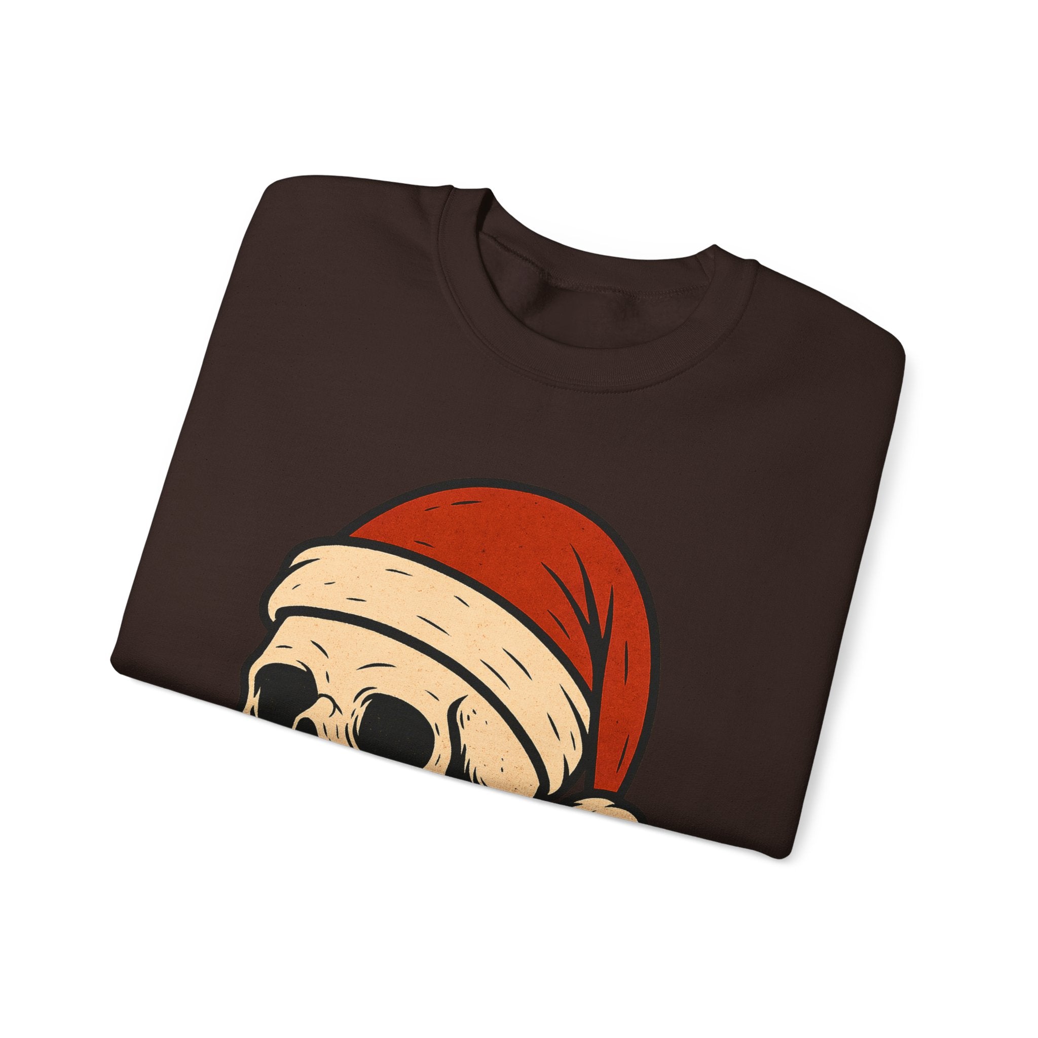 Skull with Santa Hat Sweatshirt