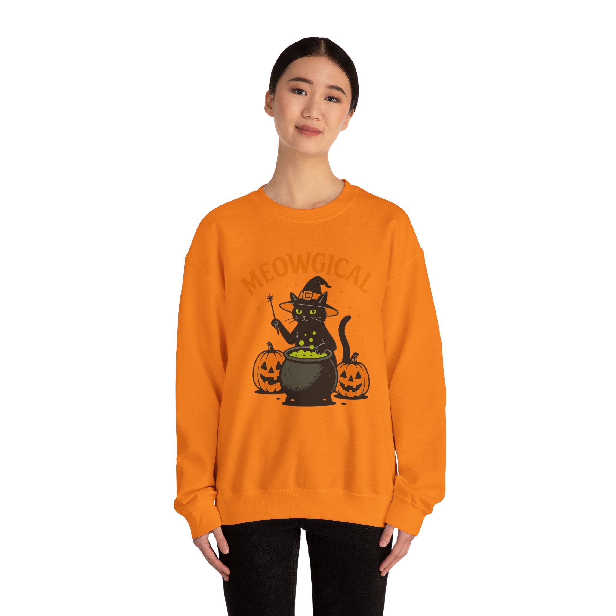 Meowgical Cat Cauldron Sweatshirt