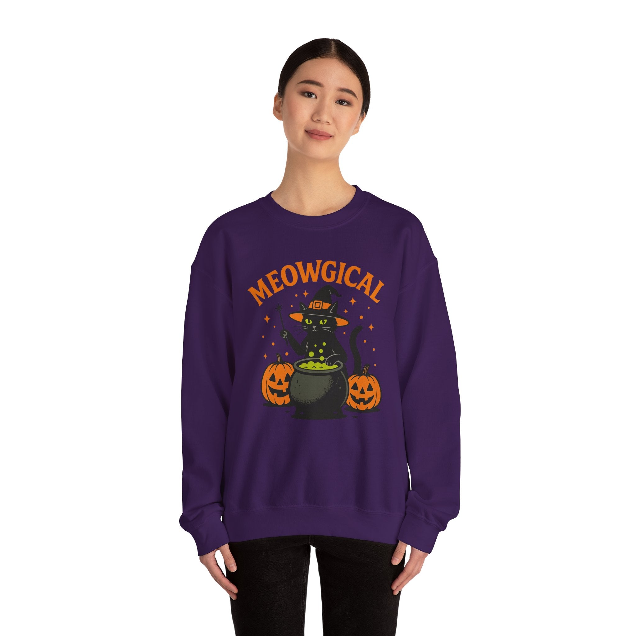 Meowgical Cat Cauldron Sweatshirt