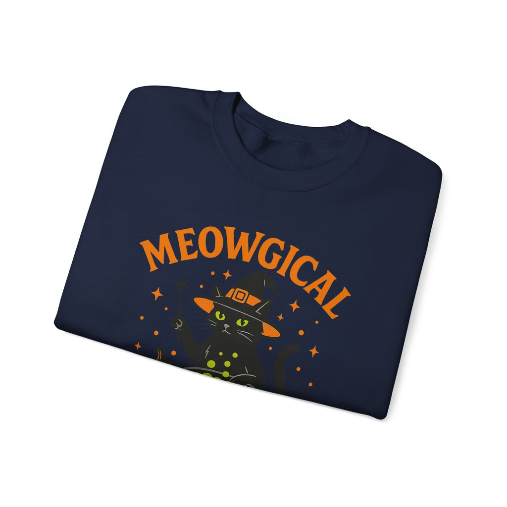 Meowgical Cat Cauldron Sweatshirt