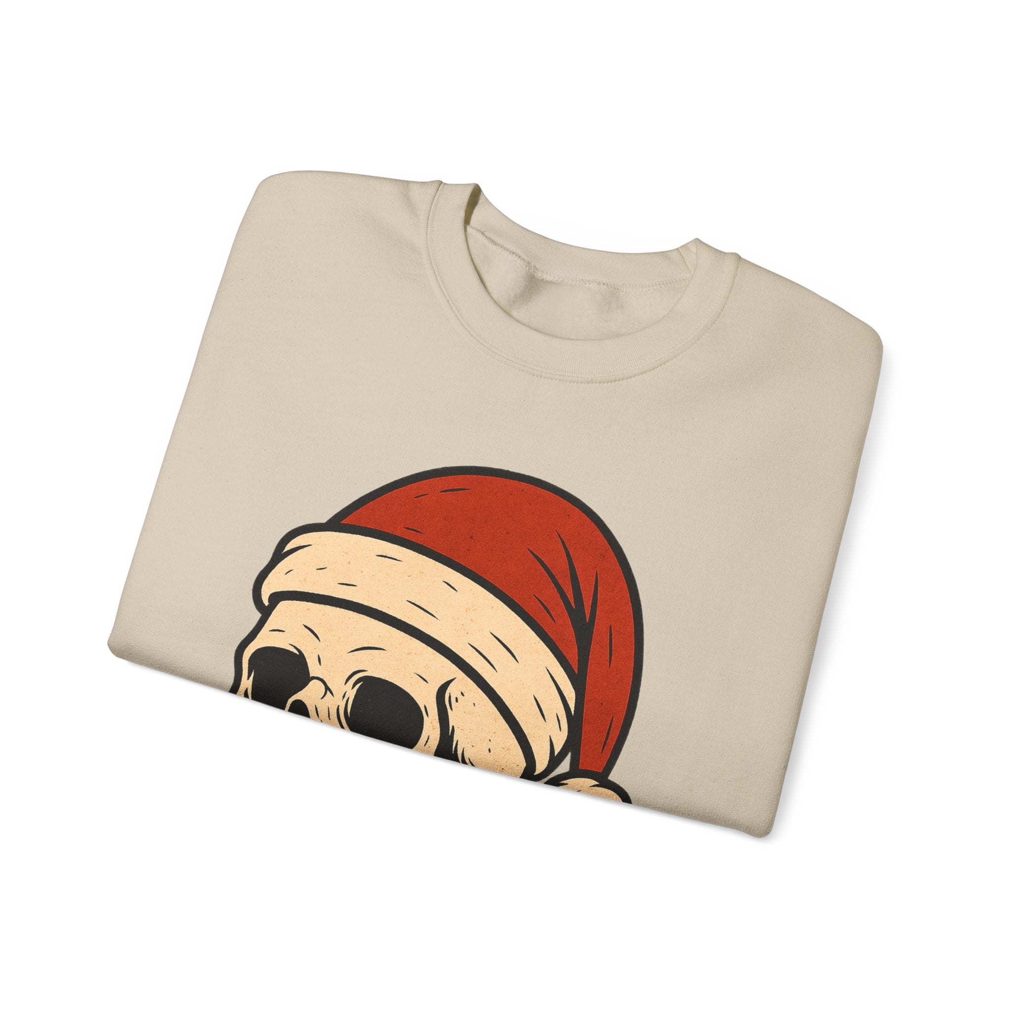 Skull with Santa Hat Sweatshirt