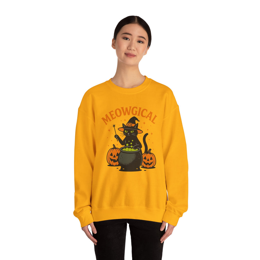 Meowgical Cat Cauldron Sweatshirt