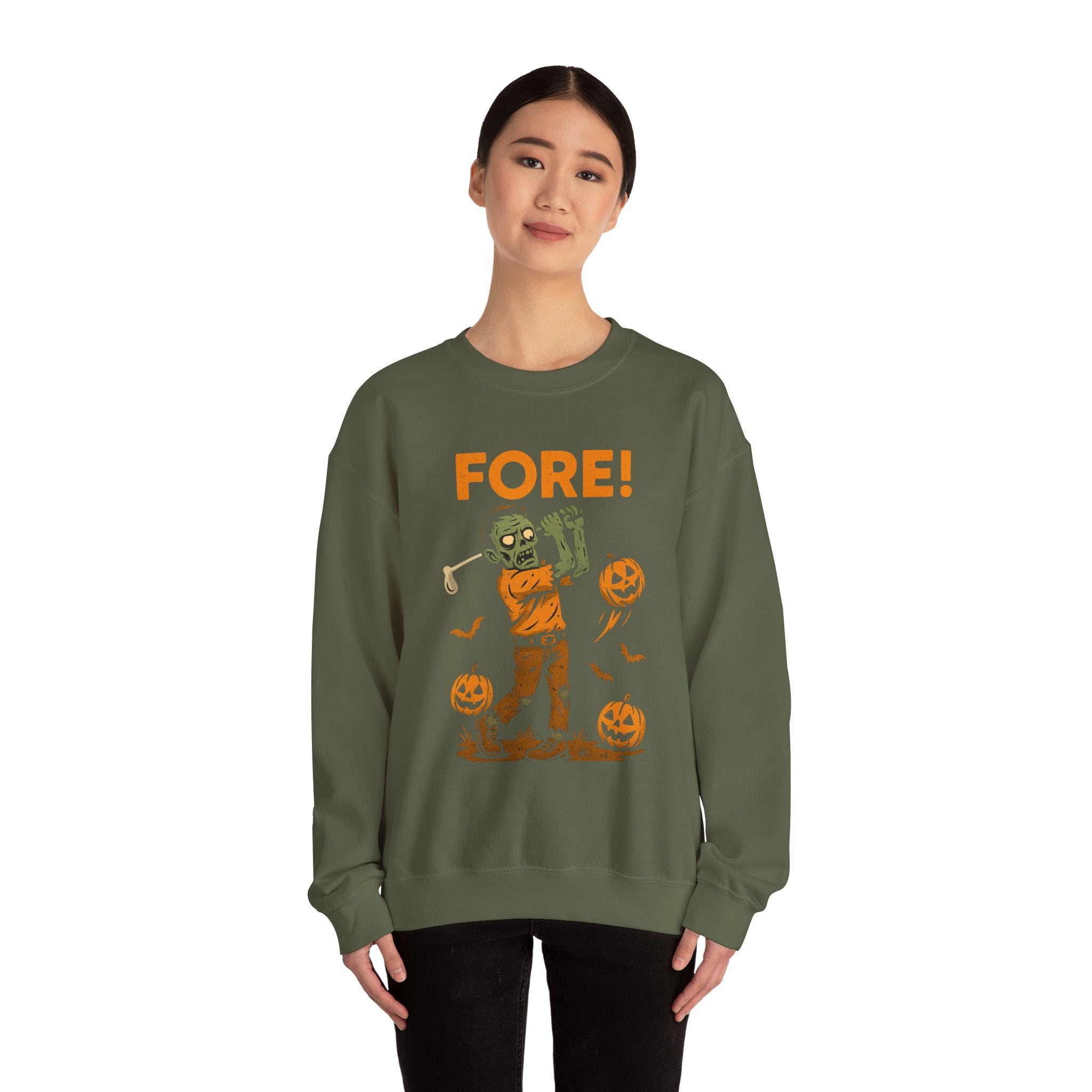 Zombie Golfer Halloween Sweatshirt