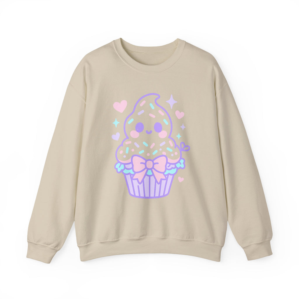 Kawaii Ghost Cupcake with Pastel Charm