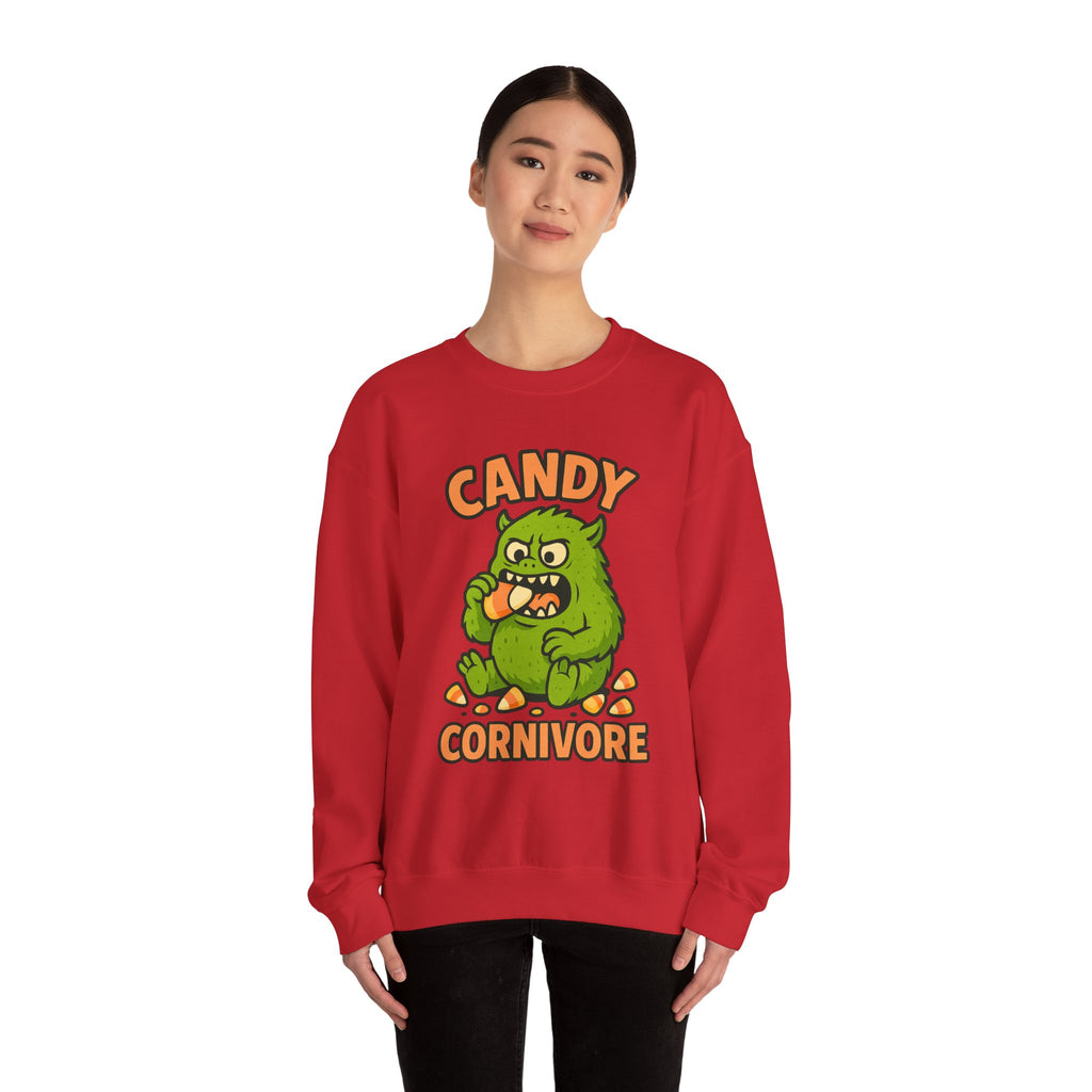 Candy Corn Monster Munching Delight Sweatshirt
