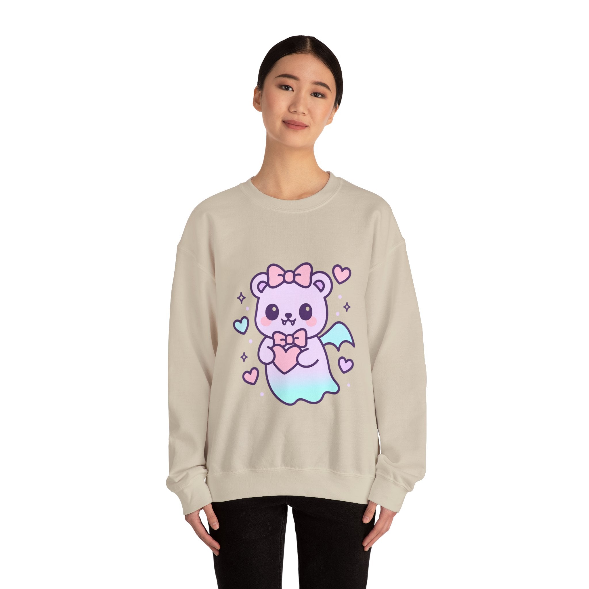 Kawaii Ghost Bear Sweatshirt