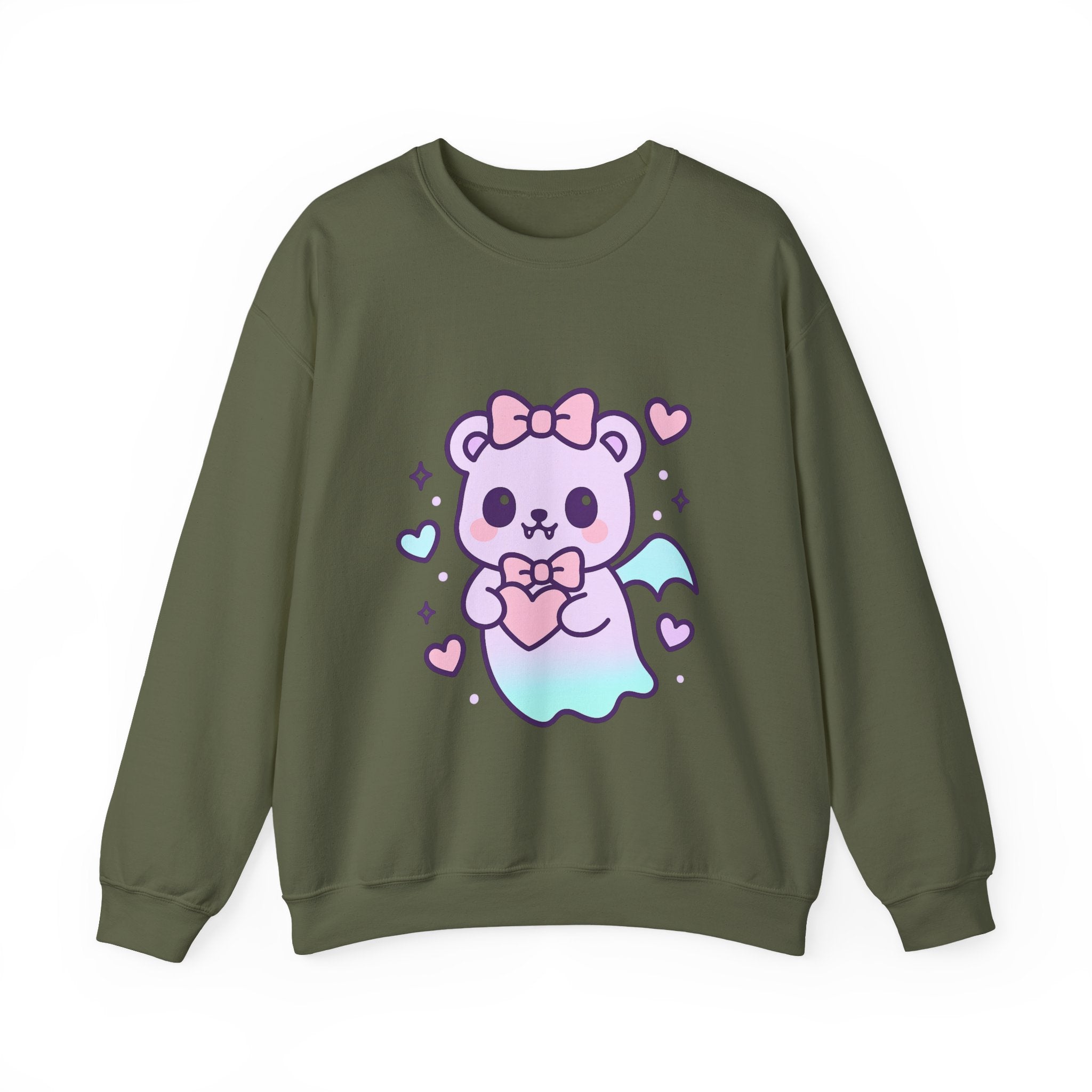 Kawaii Ghost Bear Sweatshirt