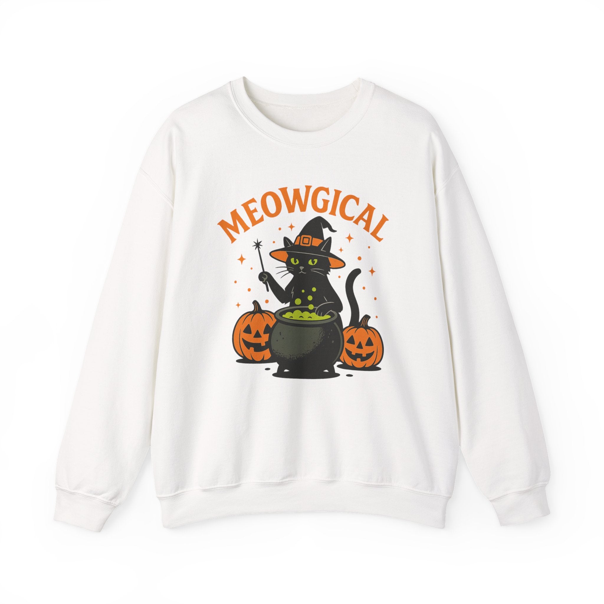 Meowgical Cat Cauldron Sweatshirt
