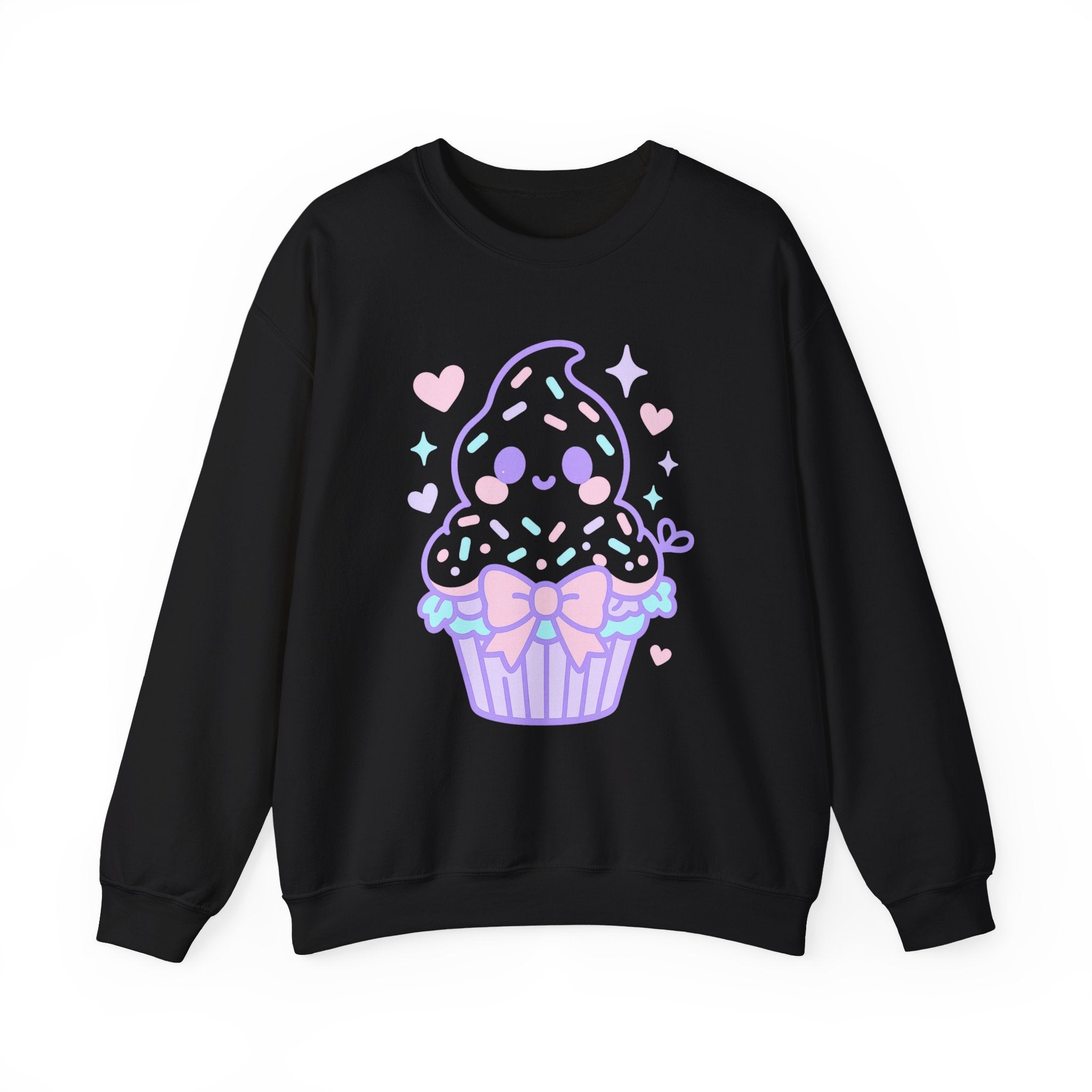 Kawaii Ghost Cupcake with Pastel Charm