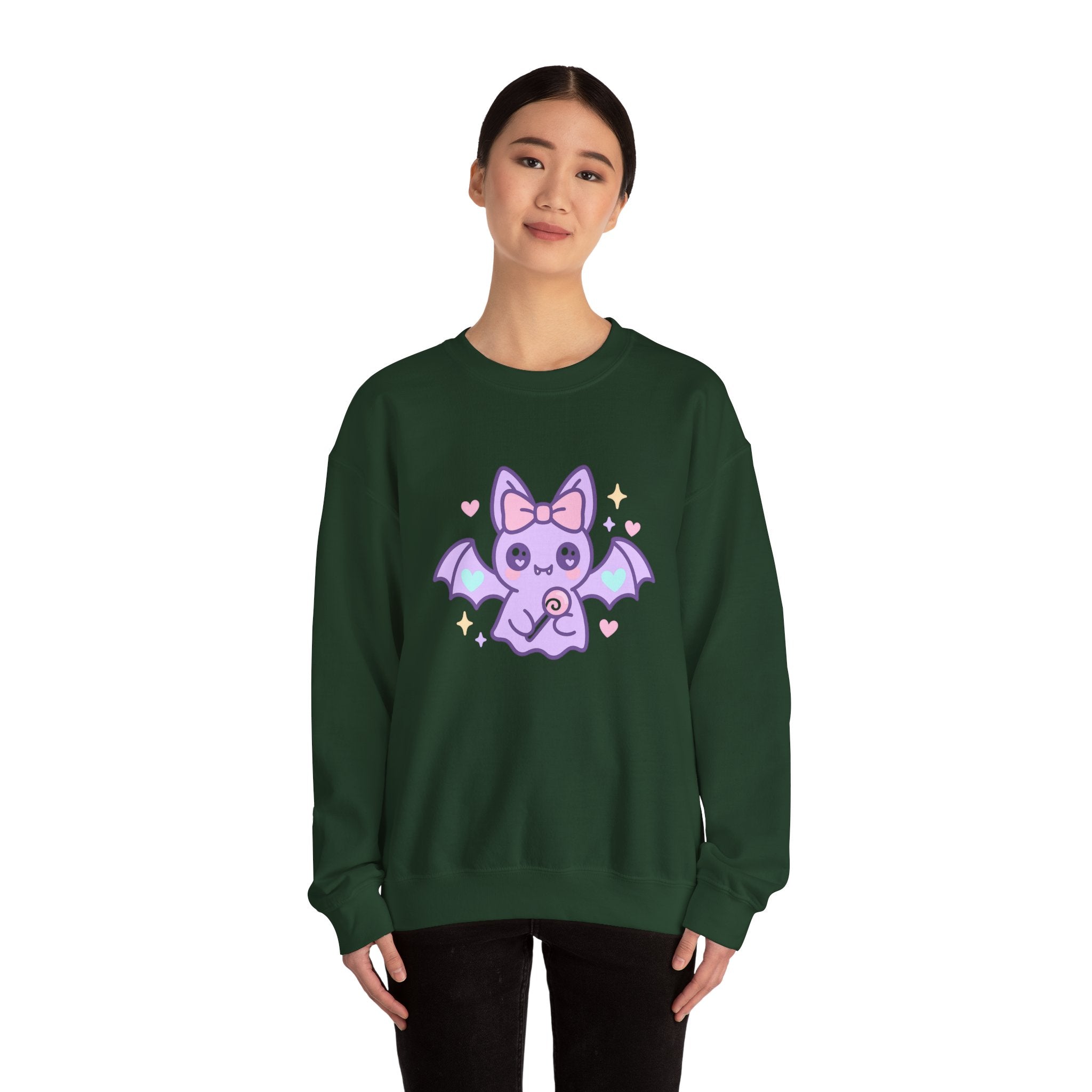 Kawaii Bat Halloween Sweatshirt