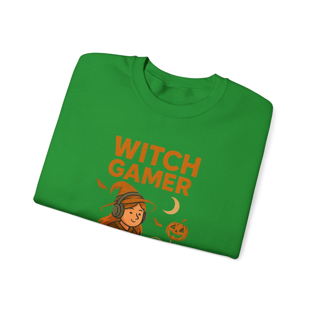 Witch Gamer Halloween Sweatshirt