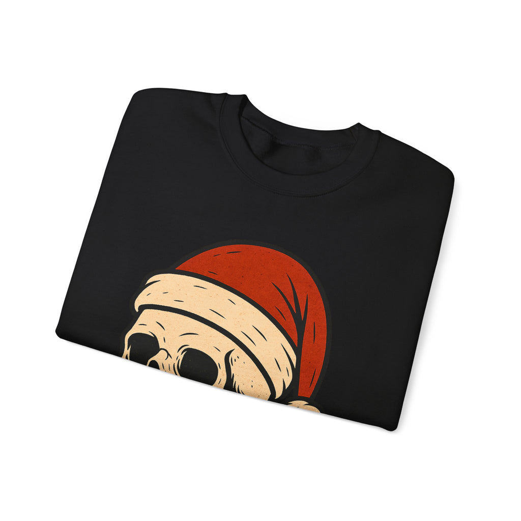 Skull with Santa Hat Sweatshirt