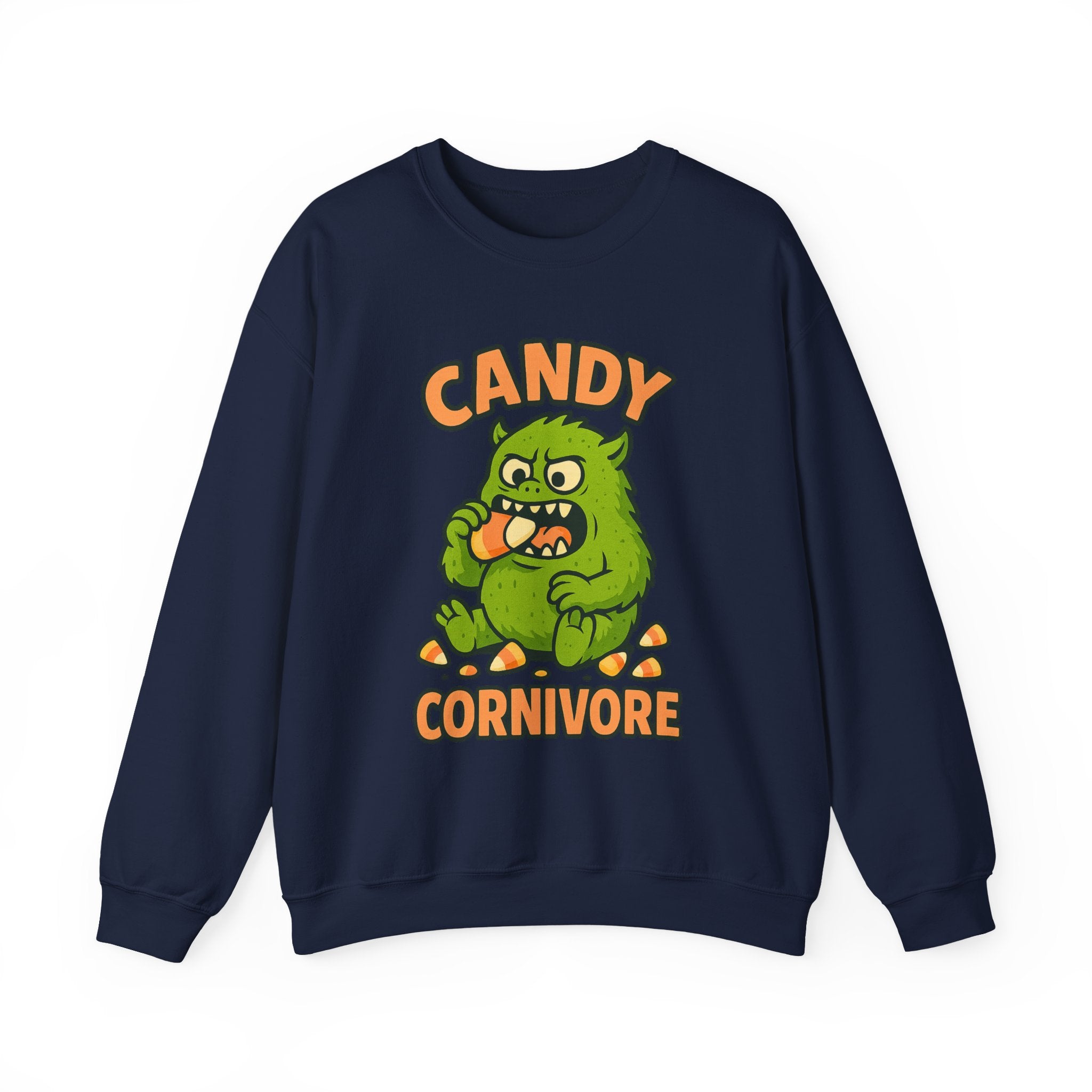 Candy Corn Monster Munching Delight Sweatshirt