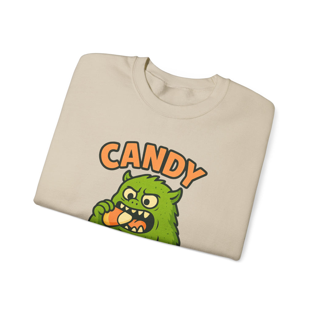 Candy Corn Monster Munching Delight Sweatshirt