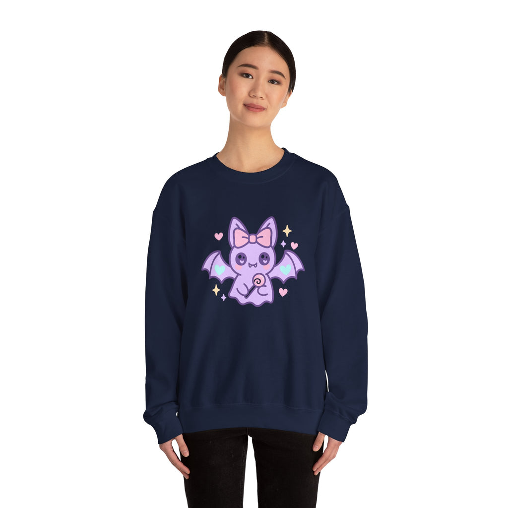 Kawaii Bat Halloween Sweatshirt