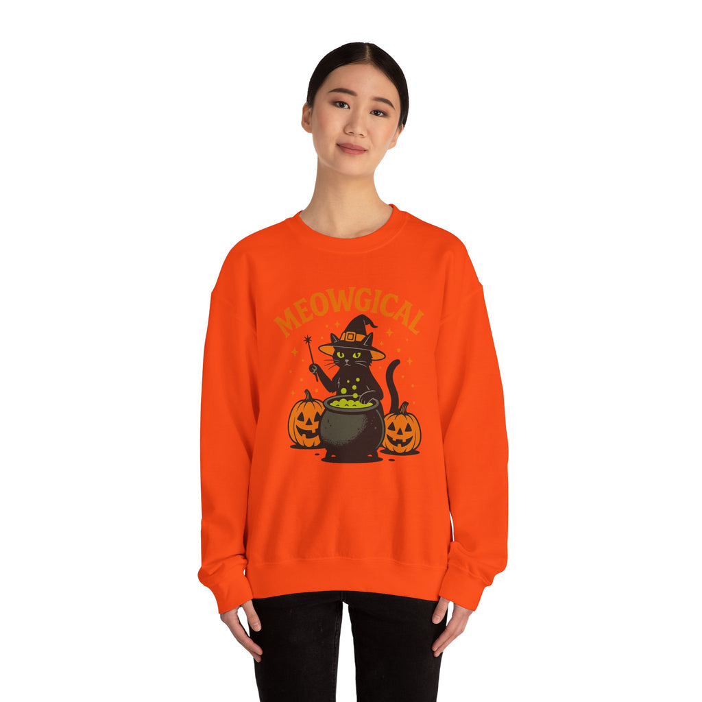 Meowgical Cat Cauldron Sweatshirt