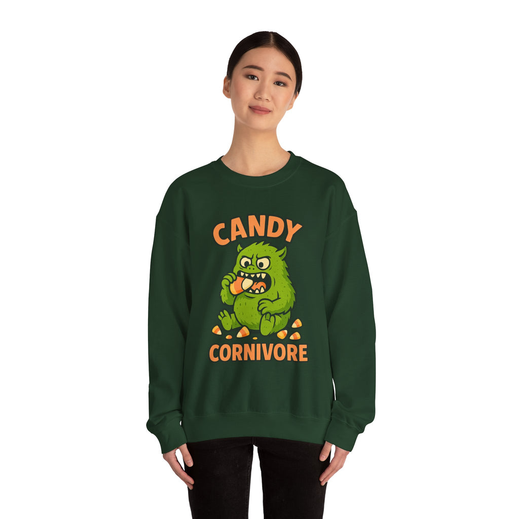 Candy Corn Monster Munching Delight Sweatshirt
