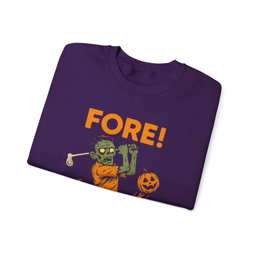 Zombie Golfer Halloween Sweatshirt