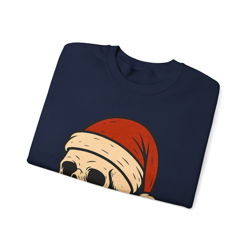 Skull with Santa Hat Sweatshirt
