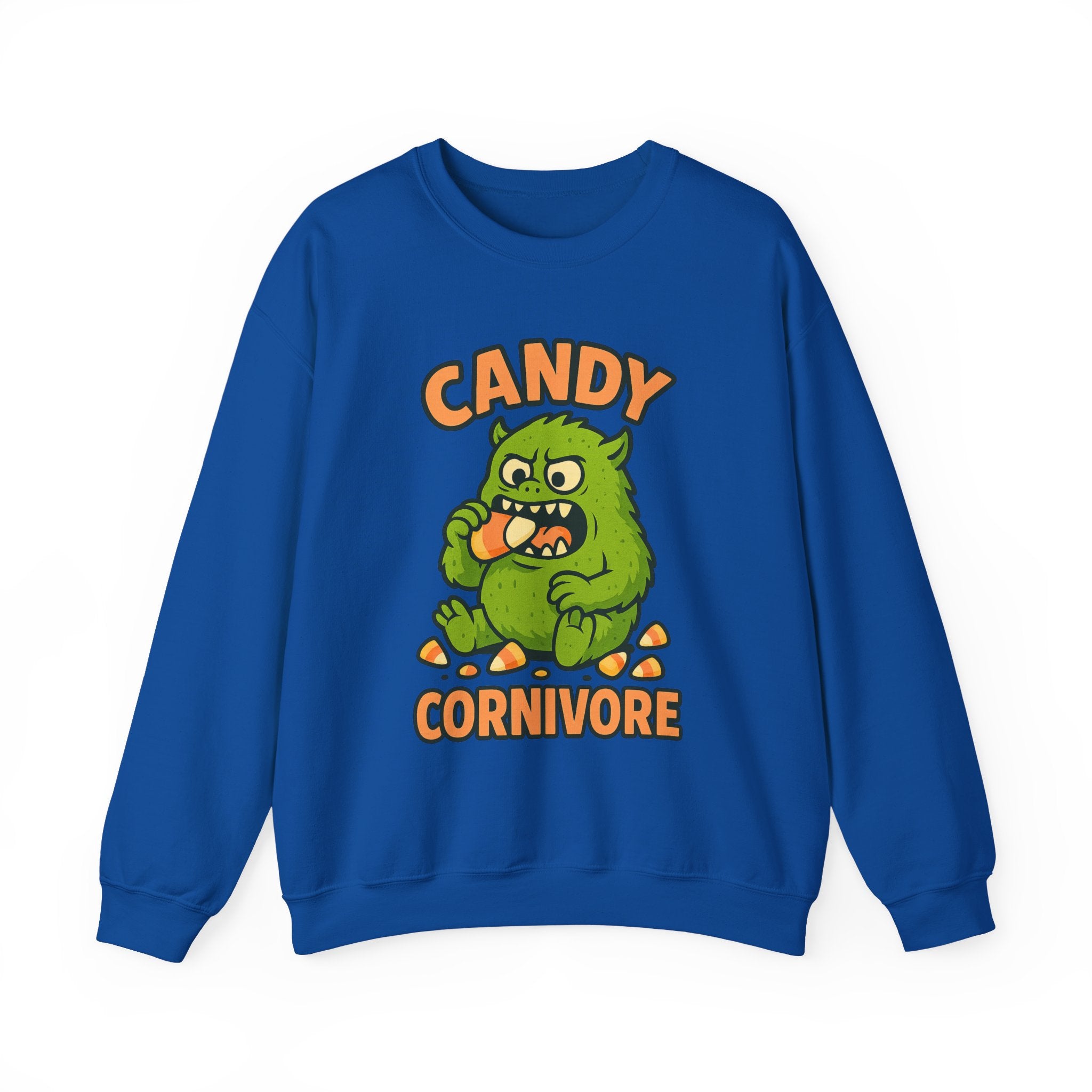 Candy Corn Monster Munching Delight Sweatshirt